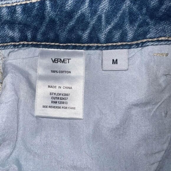 Vervet High Rise Jean Shorts Size Medium - Picture 8 of 9